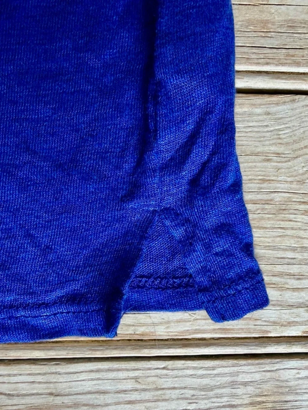 Generation Love New York XS Blue Short Sleeve Knit Top Stitch Fix Boho Festival